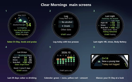Clear Mornings screenshot 1