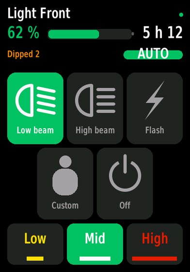 Bike Light Control screenshot 4