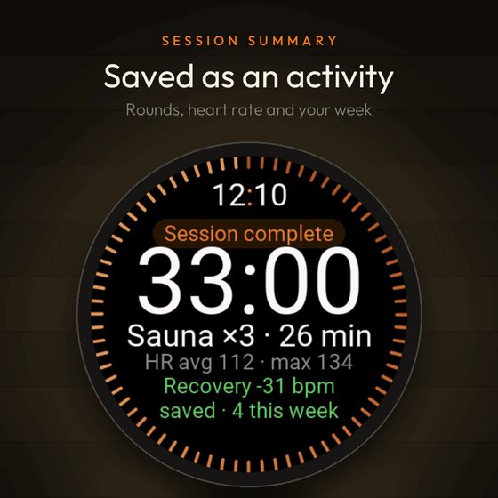 sauna sauna sauna!: Sauna Session Timer screenshot 5