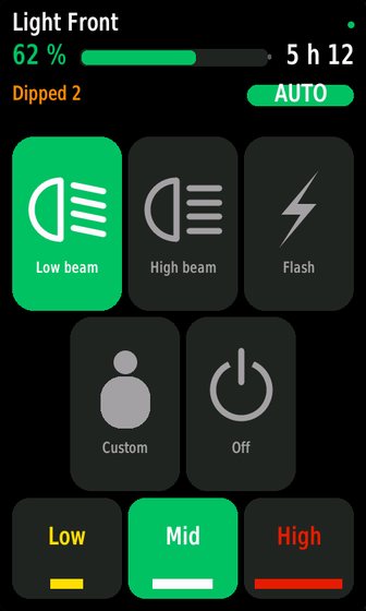 Bike Light Control screenshot 1