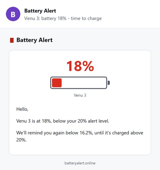 Battery Alert screenshot 4