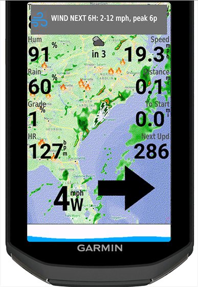 WindField ™ / wind & radar captura 4