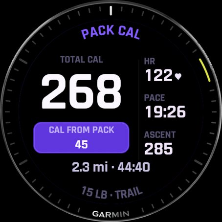 PackCal Screenshot 1