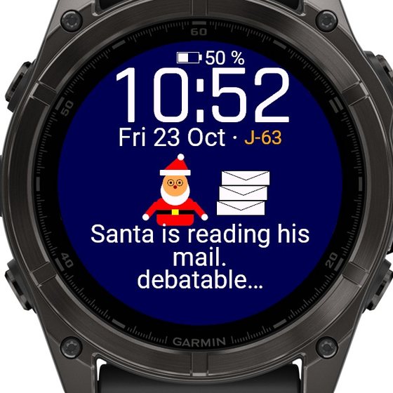 Santa 365 — Watch Face screenshot 2