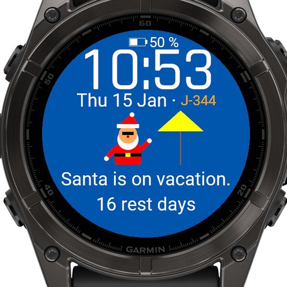 Santa 365 — Watch Face screenshot 3