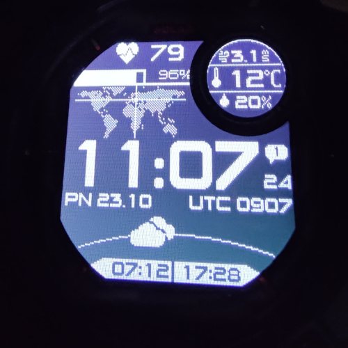 Instinct Tactical watch face screenshot 3