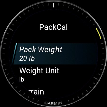 PackCal Screenshot 3