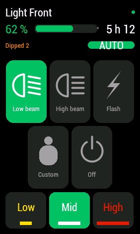 Bike Light Control screenshot 2