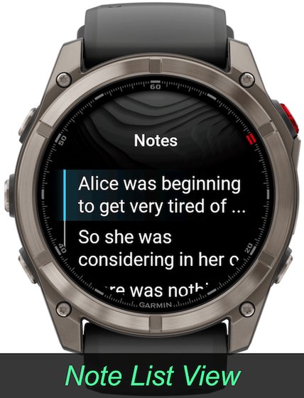 Notes screenshot 3