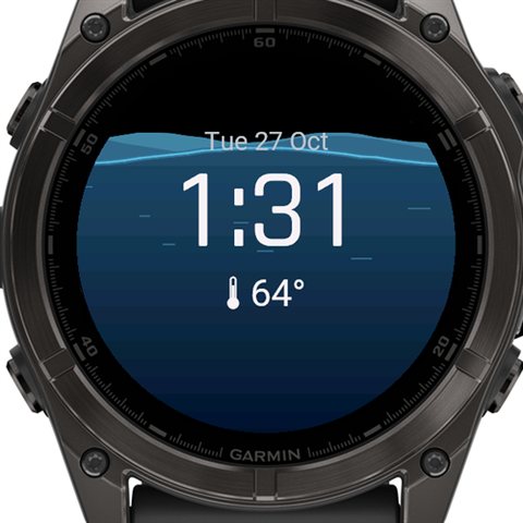 Life — Battery Tide Watch Face