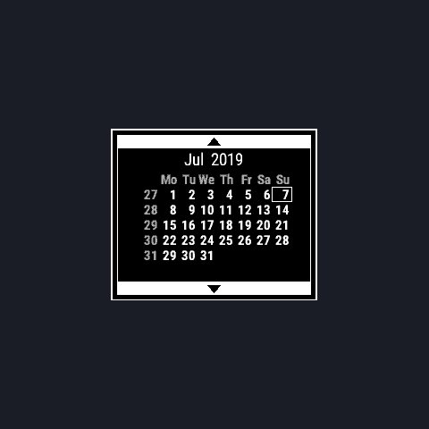 WeekCalendar
